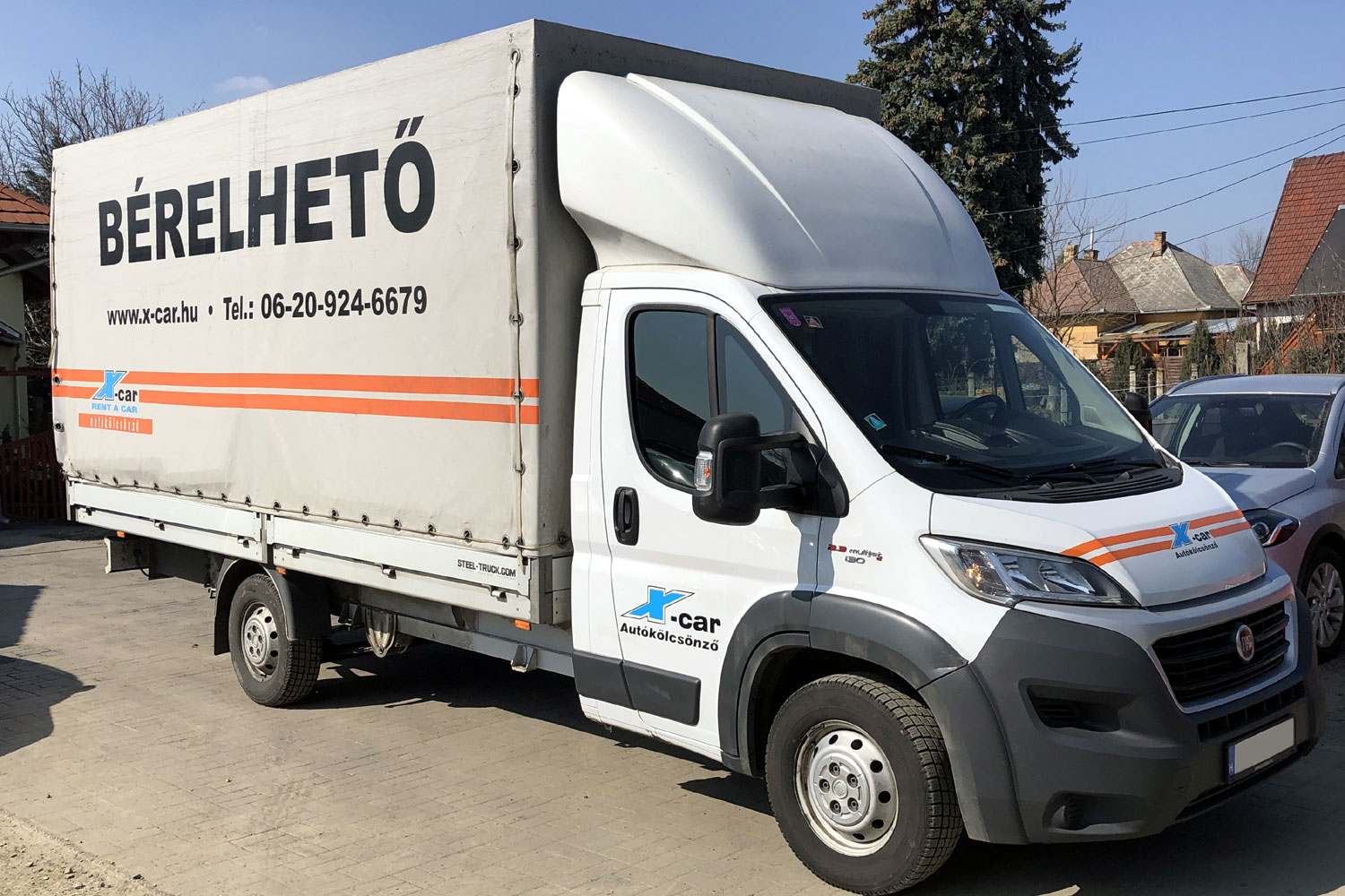 FIAT Ducato ponyvás bérlés – X-Car Dunakeszi