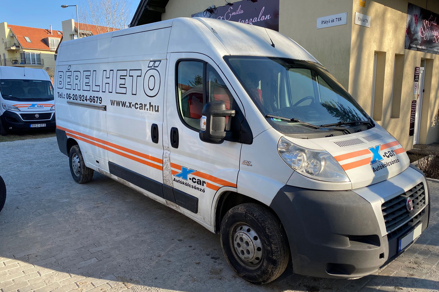 FIAT DUCATO zárt tehergépkocsi bérlés – X-Car Dunakeszi