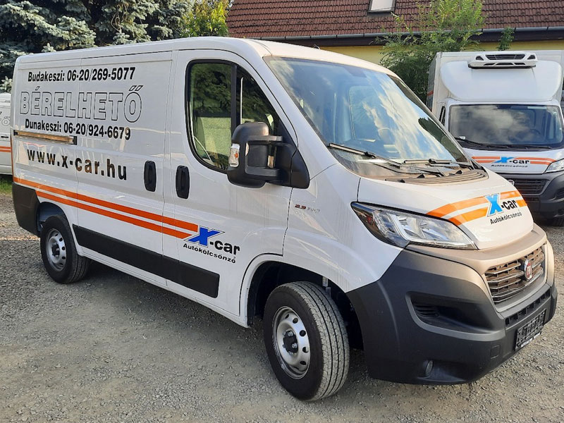 FIAT DUCATO zárt tehergépkocsi bérlés – X-Car Dunakeszi